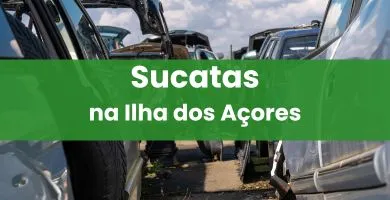 Sucatas na Ilha dos Acores destacada